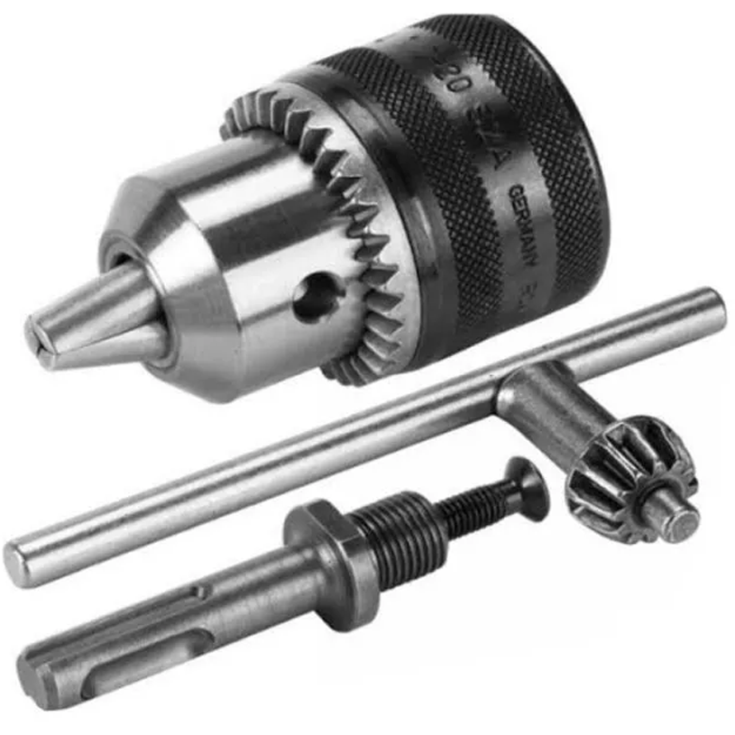 Bosch SDS Plus Adapter with Chuck and Key 1.5-13mm 1/2" (2607000982) | Bosch by KHM Megatools Corp.