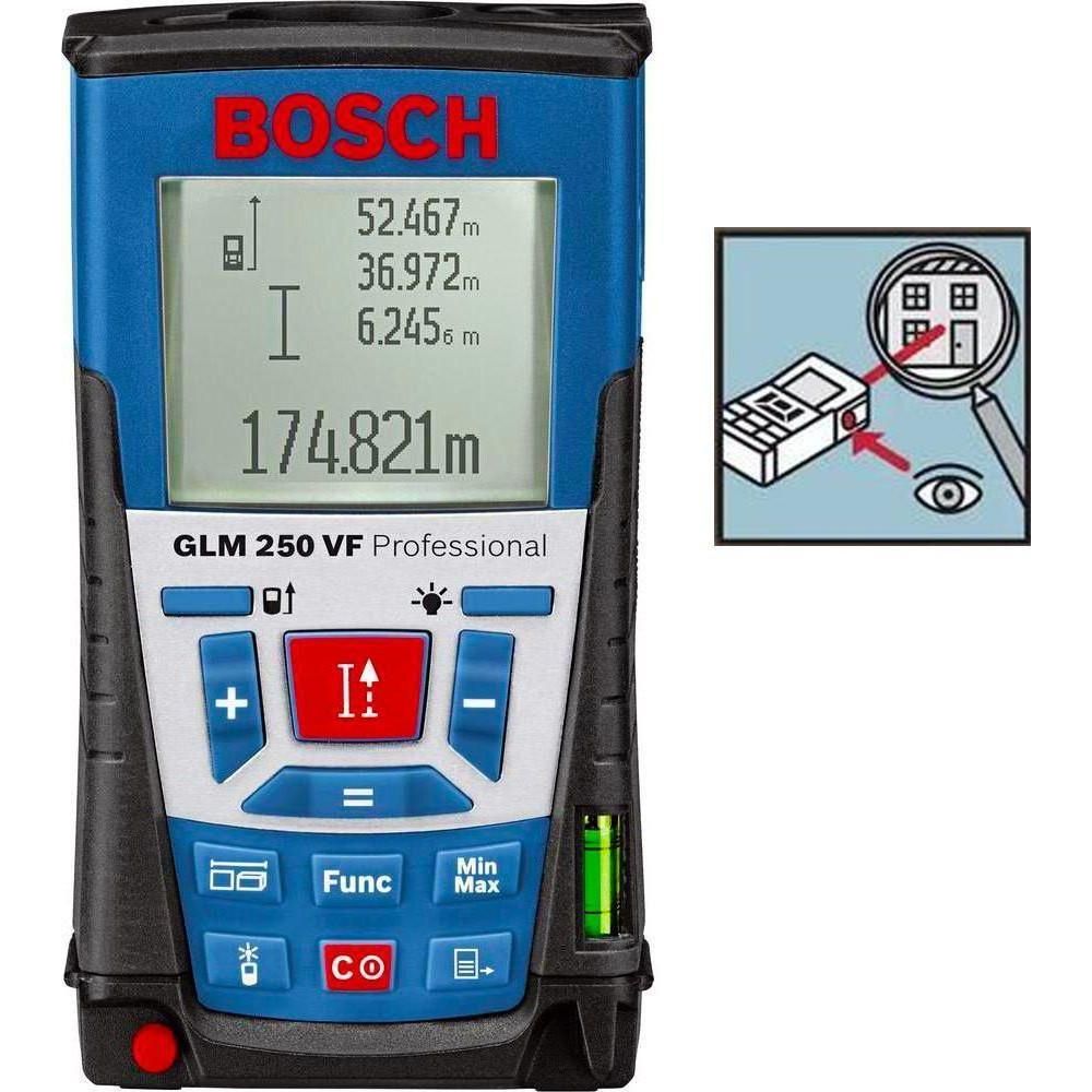 Bosch GLM 250 VF Rangefinder (With Viewfinder) - Goldpeak Tools PH Bosch