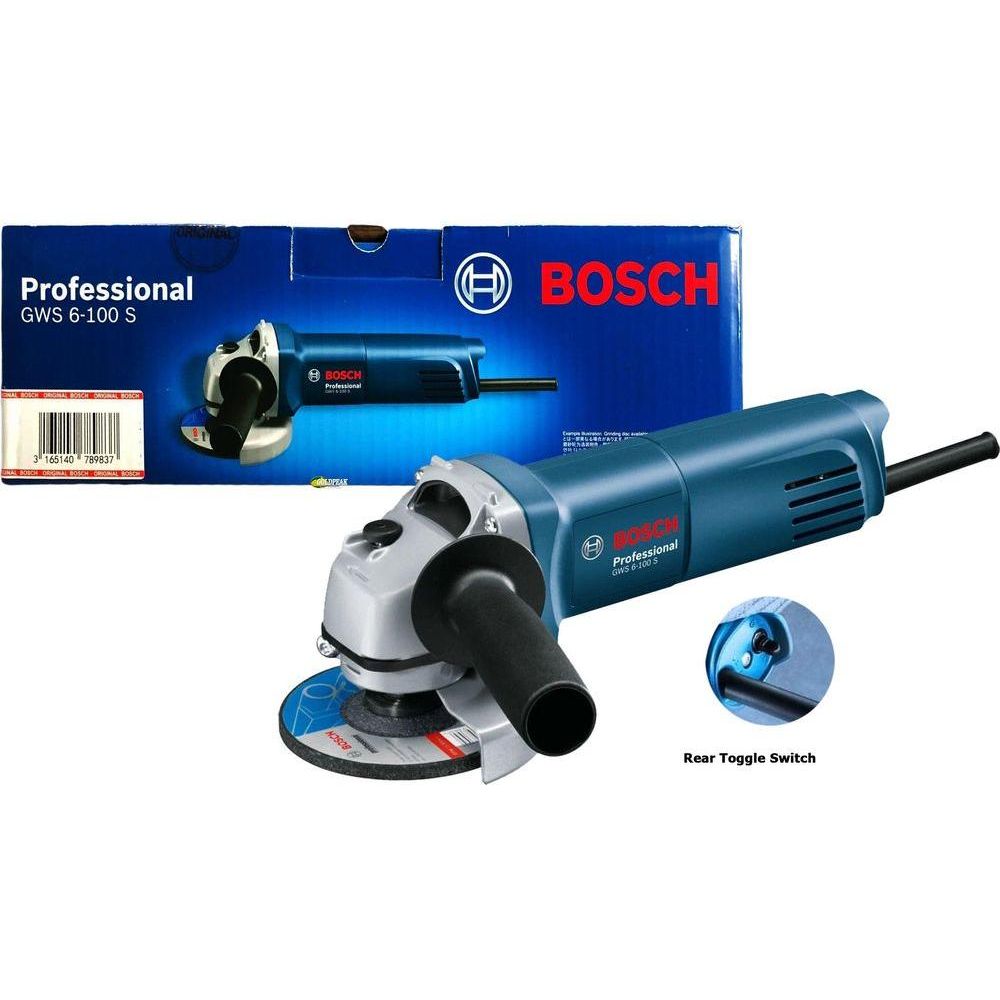 Bosch GWS 6-100 S Angle Grinder - Goldpeak Tools PH Bosch