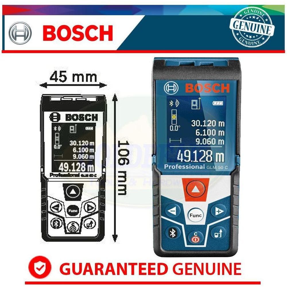 Bosch GLM 50 C Laser Rangefinder (With Bluetooth Feature) - Goldpeak Tools PH Bosch