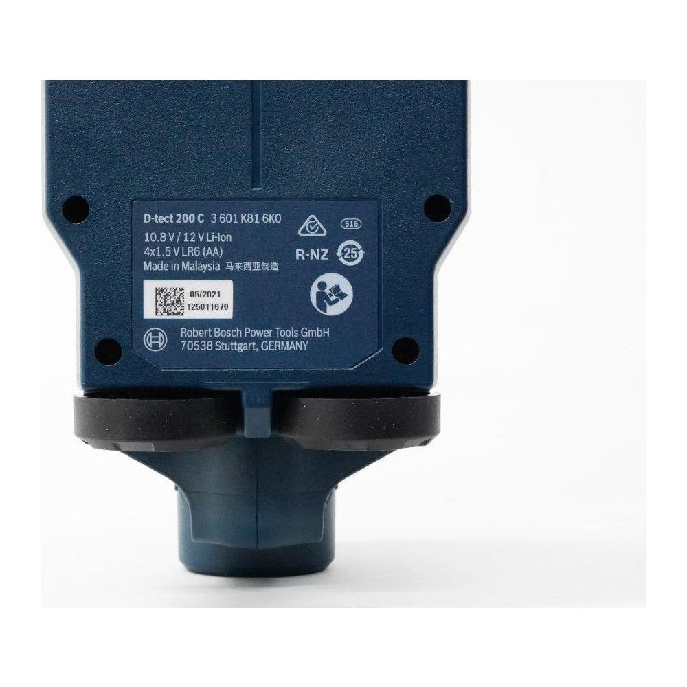 Bosch D‑Tect 200 C 12 V Kabelloser Wandscanner – Radar-Technologie, Farbdisplay, Leckageerkennung, Bis 20 Cm Tiefe