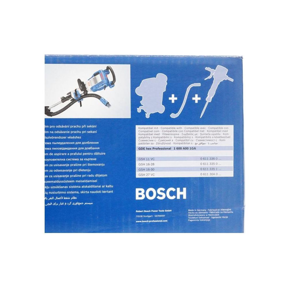 Bosch GDE HEX Dust Extractor Attachment for GSH Breaker | Bosch by KHM Megatools Corp.