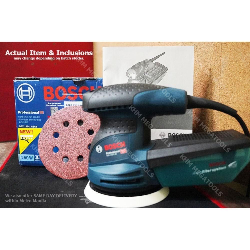 Bosch GEX 125 1-AE Random Orbit Sander 5" (125mm) 250W - KHM Megatools Corp.