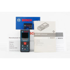 Bosch GLM 400 Laser Range Finder / Digital Distance Measurer (40 meters) | Bosch by KHM Megatools Corp.