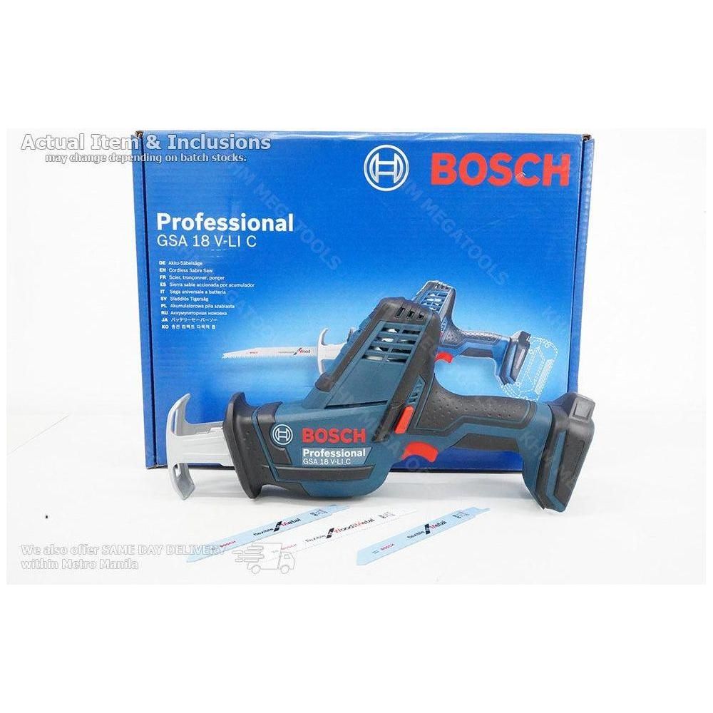 Bosch GSA 18 V-Li C Cordless Reciprocating Saw 18V (Bare) - KHM Megatools Corp.