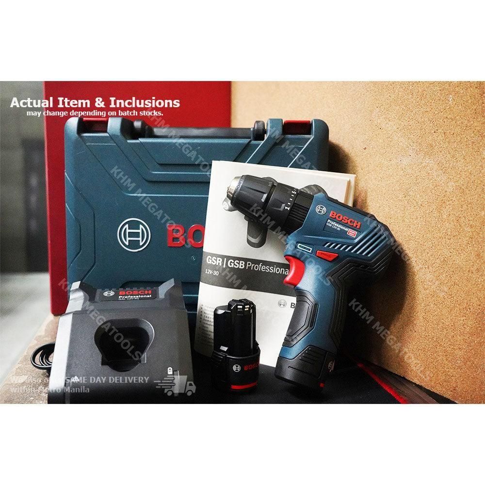 Bosch GSB 12V-30 Cordless Brushless Impact Drill - Driver 10mm (3/8") 12V - KHM Megatools Corp.