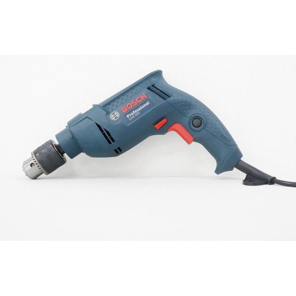 Bosch GSB 550 Impact Drill / Hammer Drill 13mm (1/2") 550W [Contractor's Choice] | Bosch by KHM Megatools Corp.