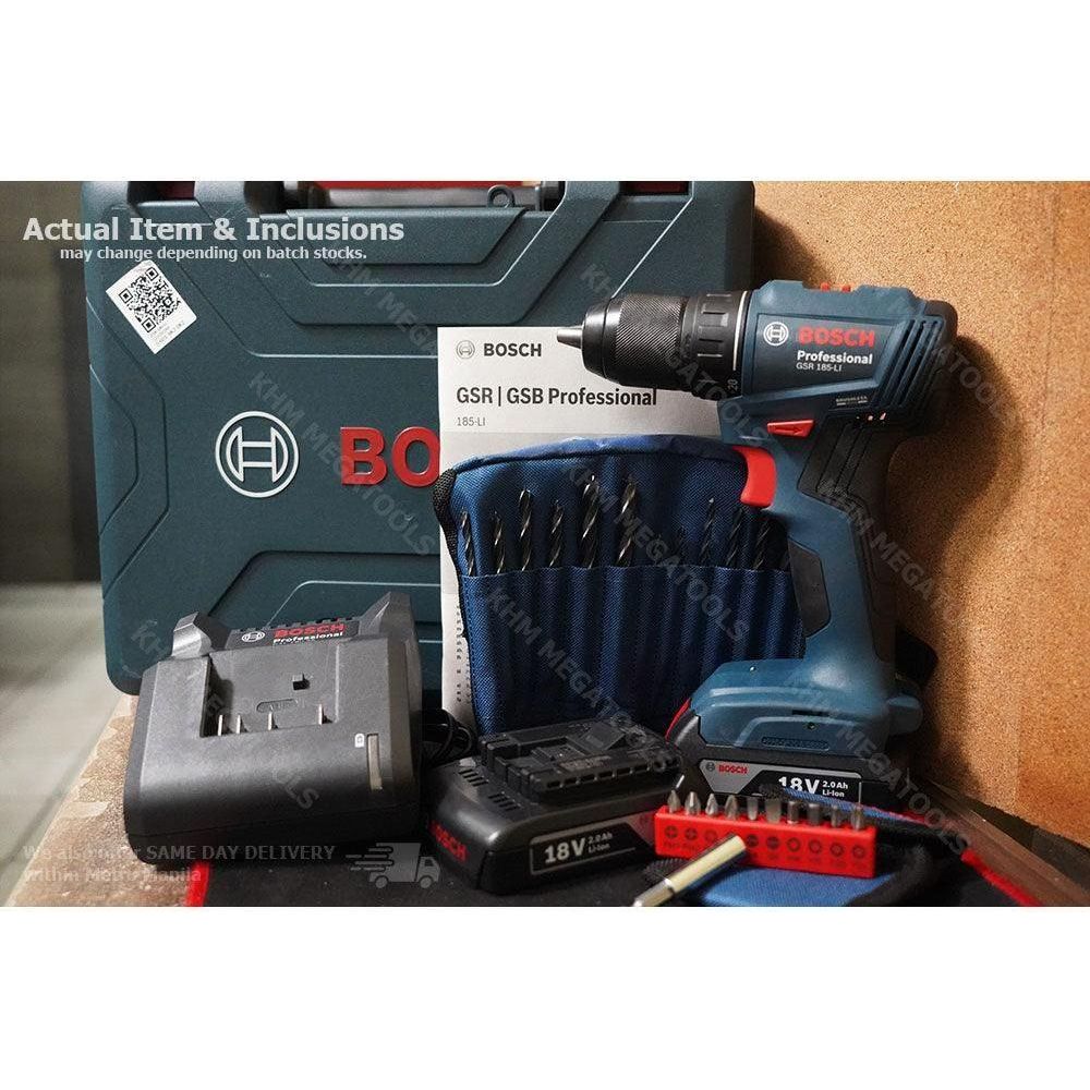 Bosch GSR 185 Cordless Brushless Drill / Driver 3/8" (10mm) 18V - KHM Megatools Corp.