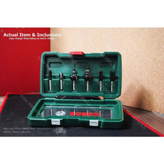 Bosch Router Bit Set 1/4" Shank (6pcs) [2 607 019 462] - KHM Megatools Corp.