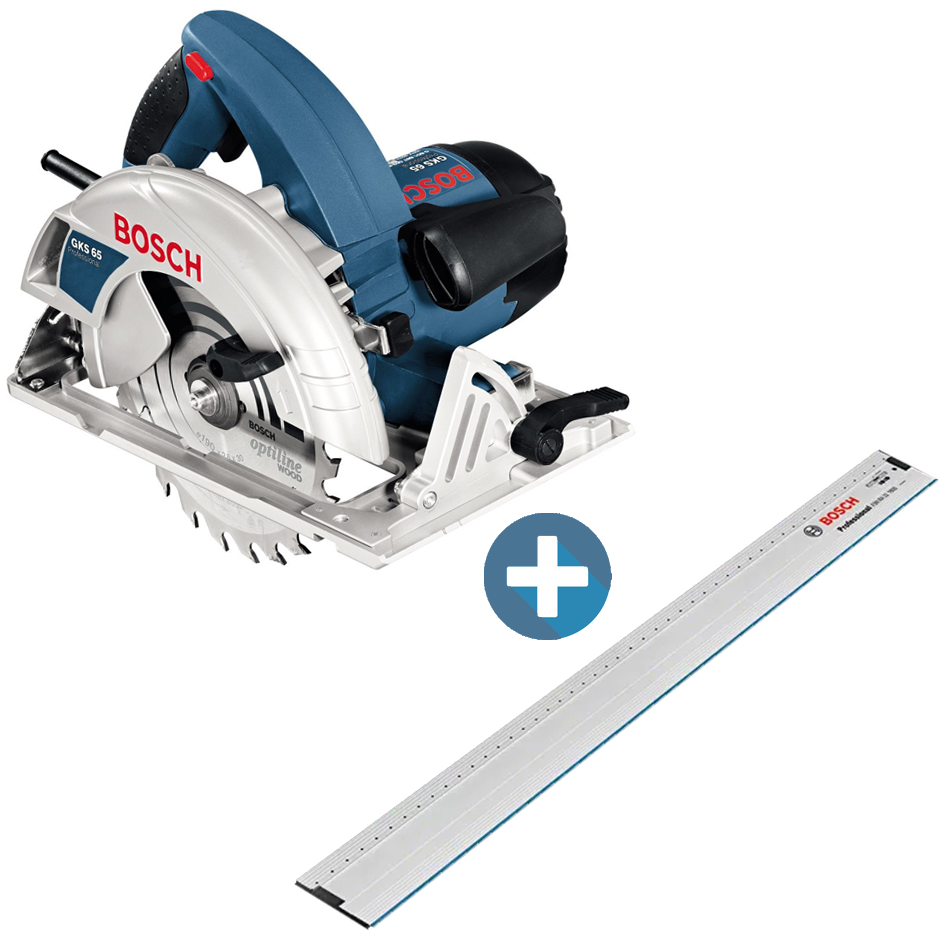 Bosch GKS 65 GCE Circular Saw/Track Saw with FSN 1600 1,800W | Bosch by KHM Megatools Corp.