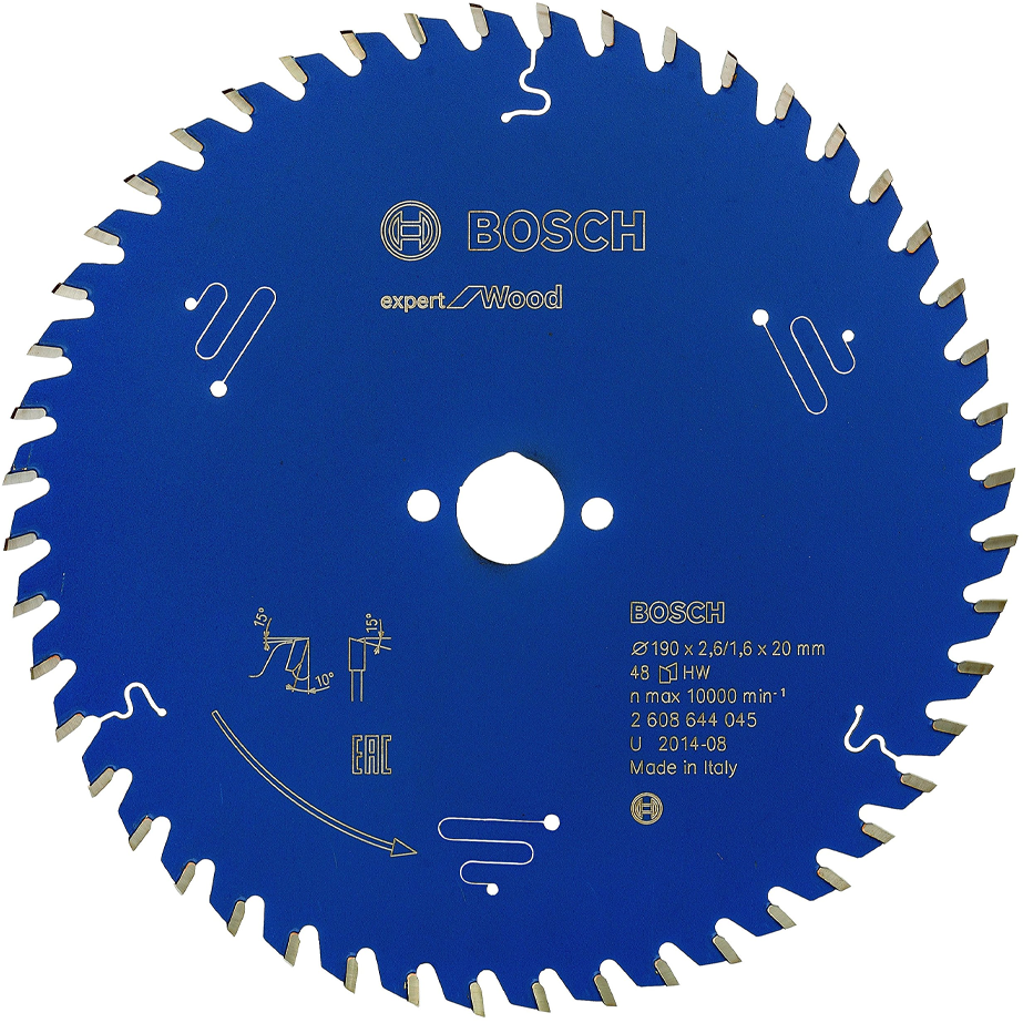 Bosch Circular Saw Blade Expert for Wood 7-1/2"x48T (2608644045) | Bosch by KHM Megatools Corp.