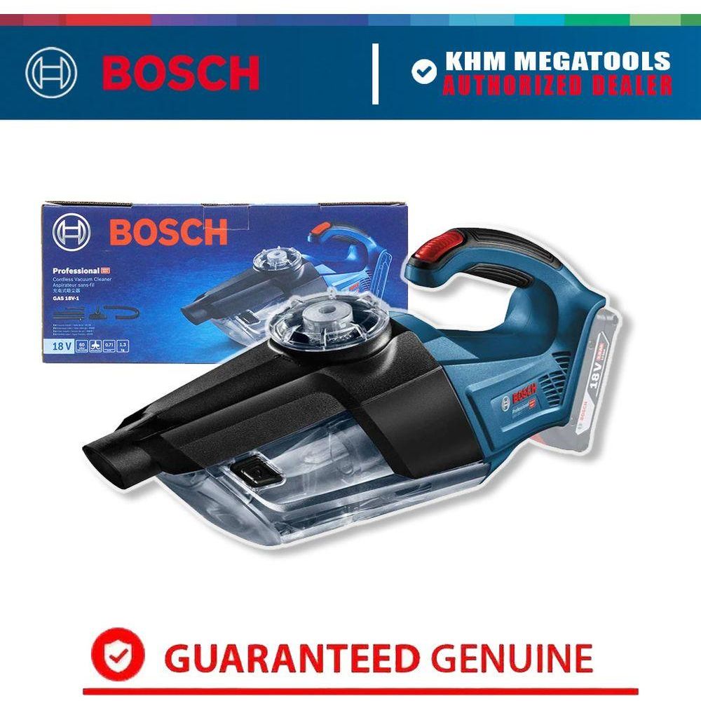 Bosch GAS 18V-1 Cordless Vacuum Cleaner 60 mbar 18V (Bare) | Bosch by KHM Megatools Corp.