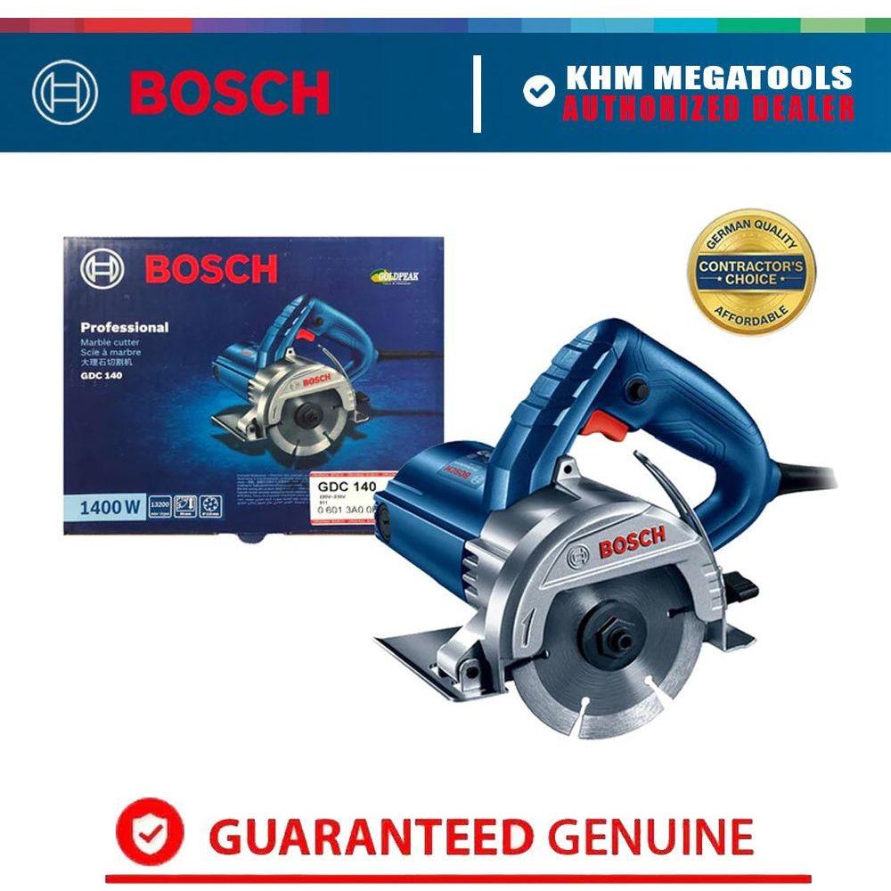 Bosch GDC 140 Concrete Cutter / Marble Saw 4" (115mm) 1400W | Bosch by KHM Megatools Corp.