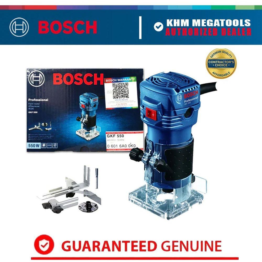 Bosch GKF 550 Palm Router / Trimmer (1/4") 550W [Contractor's Choice] | Bosch by KHM Megatools Corp.