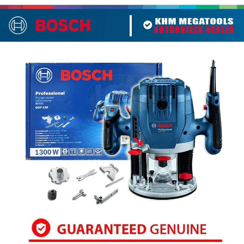 Bosch GOF 130 Plunge Router (1/4") 1300W [Contractor's Choice] | Bosch by KHM Megatools Corp.