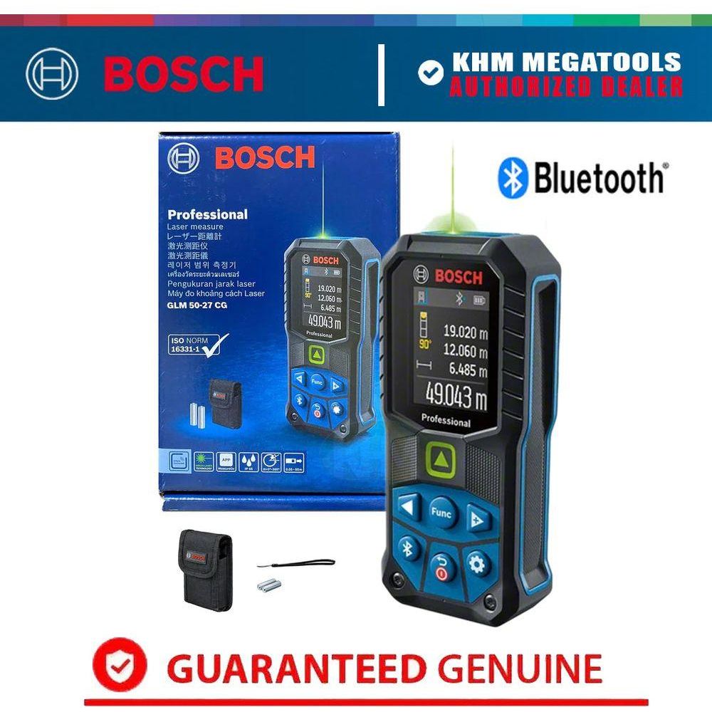 Bosch GLM 50-27 CG Laser Rangefinder (With Bluetooth Feature) [50 meters] | Bosch by KHM Megatools Corp.