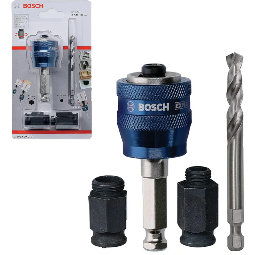 Bosch Power Change Arbor Holesaw Adaptor Set 4Pcs (2608599010)