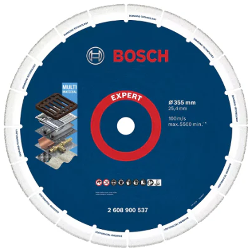 Bosch Diamond Cut Off Wheel 14" for Metal (2608900537)