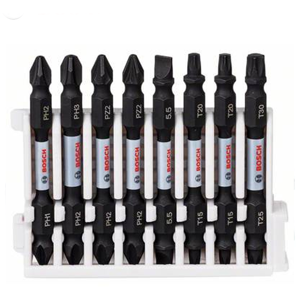 Bosch Impact Power Double Ended Screw Bit 65MM Set 8Pcs (2608522344)