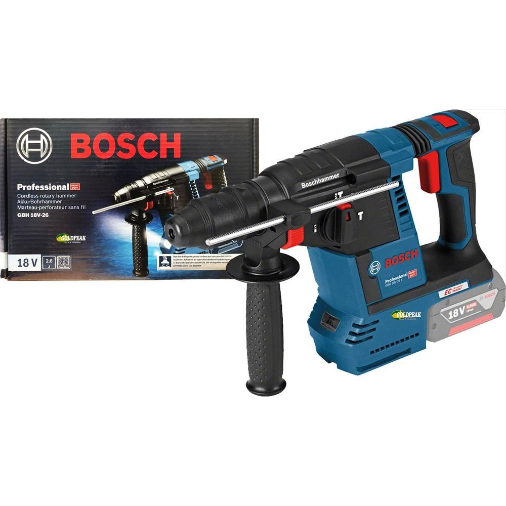 Bosch GBH 18V-26 Cordless Brushless Rotary Hammer (Bare) - Goldpeak Tools PH Bosch