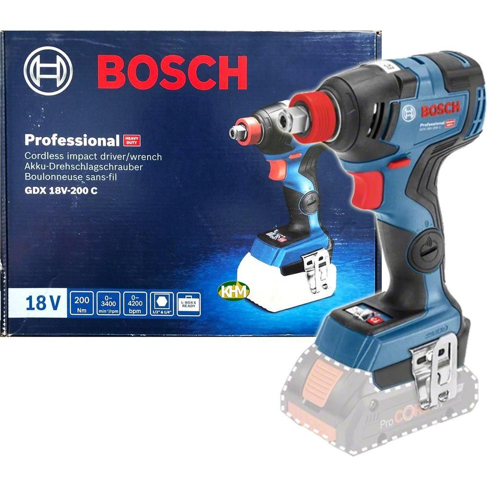 Bosch GDX 18V-200 C (2in1) Cordless Brushless Impact Driver / Impact Wrench | Bosch by KHM Megatools Corp.