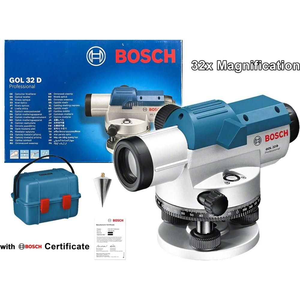 Bosch GOL 32 D Surveyor - Optical Level (120m) | Bosch by KHM Megatools Corp.