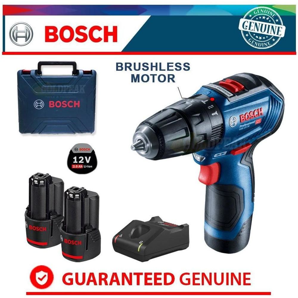 Bosch GSB 12V-30 Cordless Brushless Impact Drill - Driver - Goldpeak Tools PH Bosch