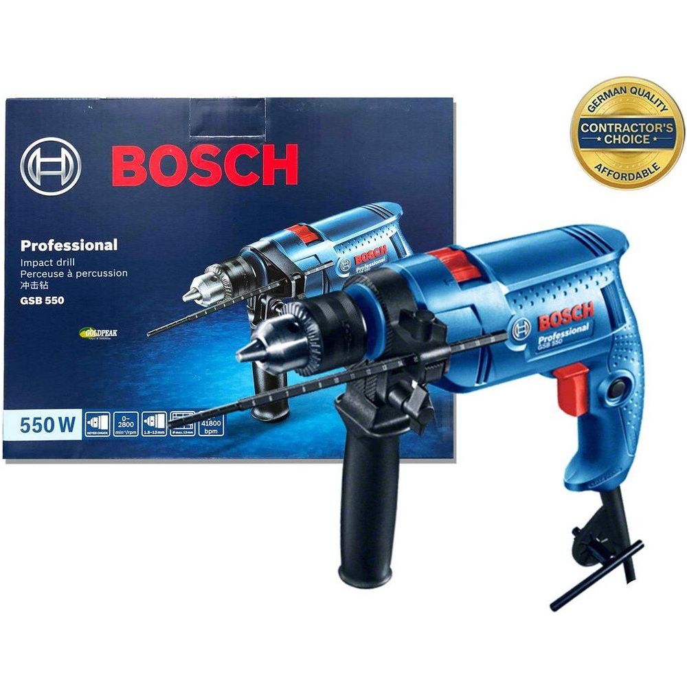 Bosch GSB 550 Impact Drill [Contractor's Choice] - Goldpeak Tools PH Bosch