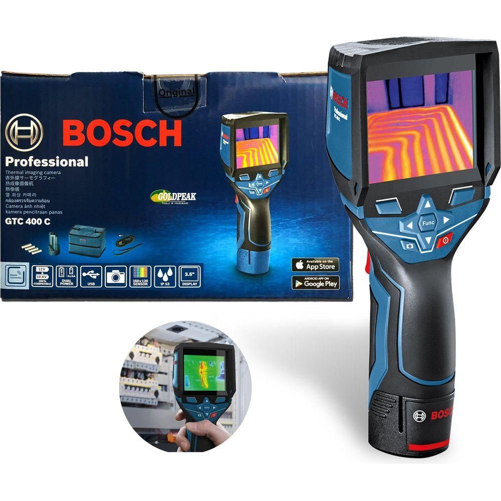 Bosch GTC 400 C Infrared Thermal Scanner / Camera - Goldpeak Tools PH Bosch