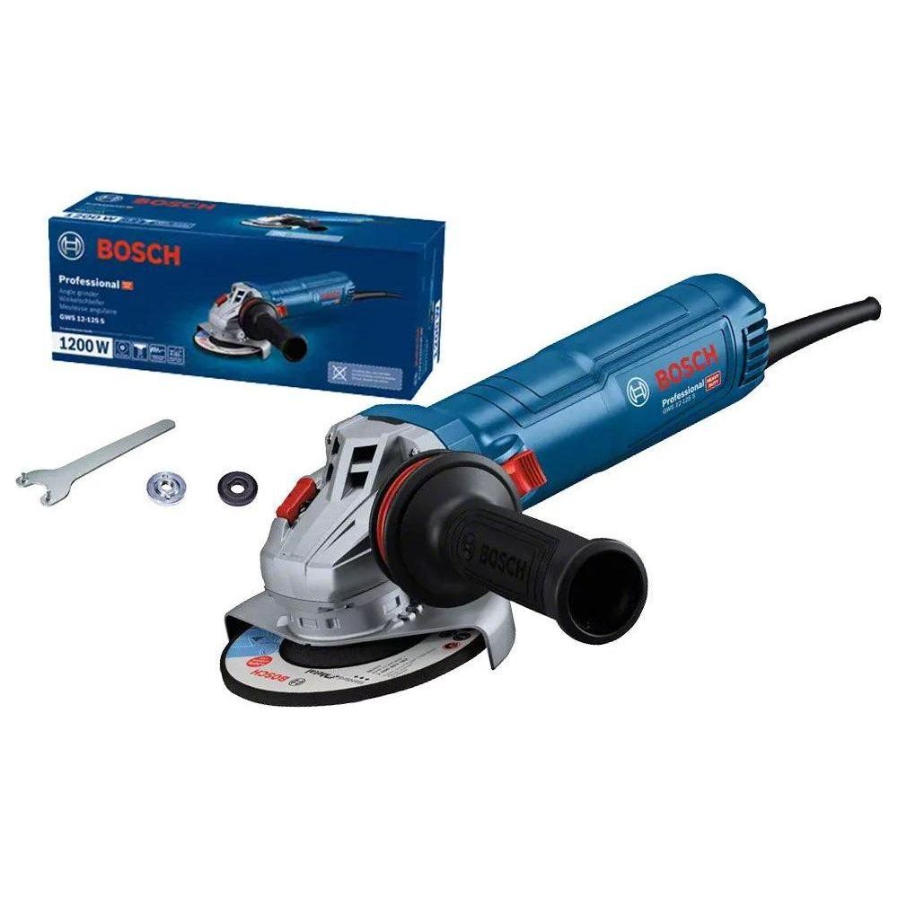 Bosch GWS 12-125 S Angle Grinder 5" 1200W - KHM Megatools Corp.