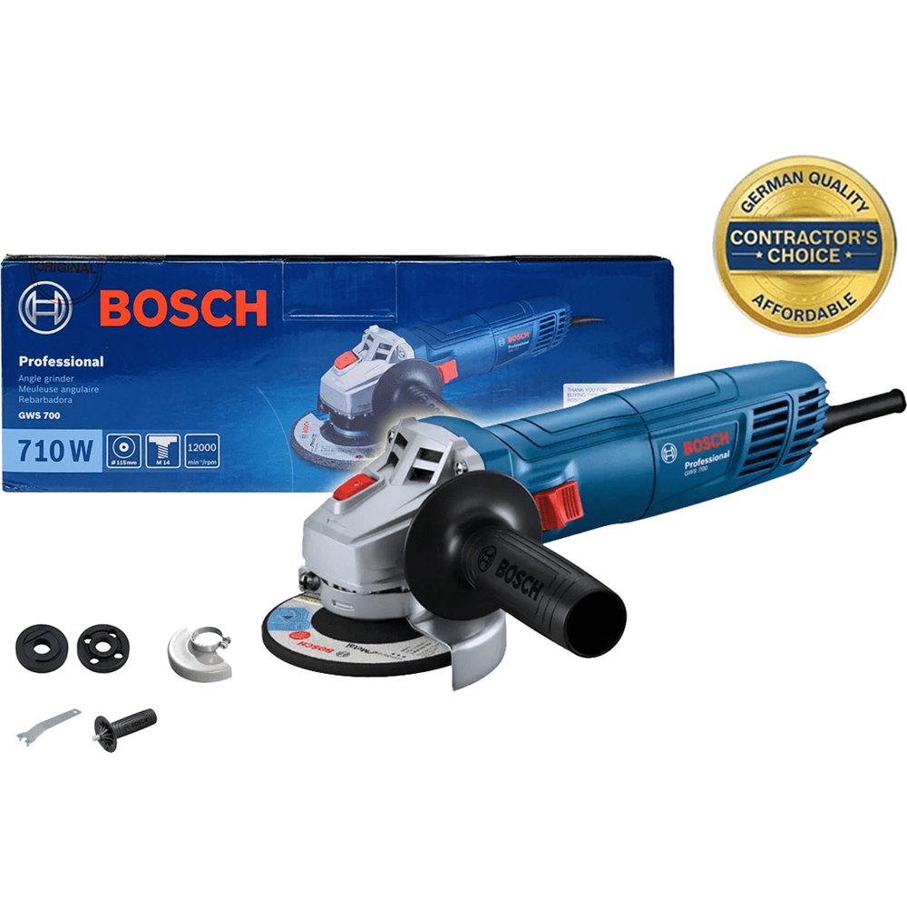 Bosch GWS 700 Angle Grinder 4" 710W [Contractor's Choice] - KHM Megatools Corp.