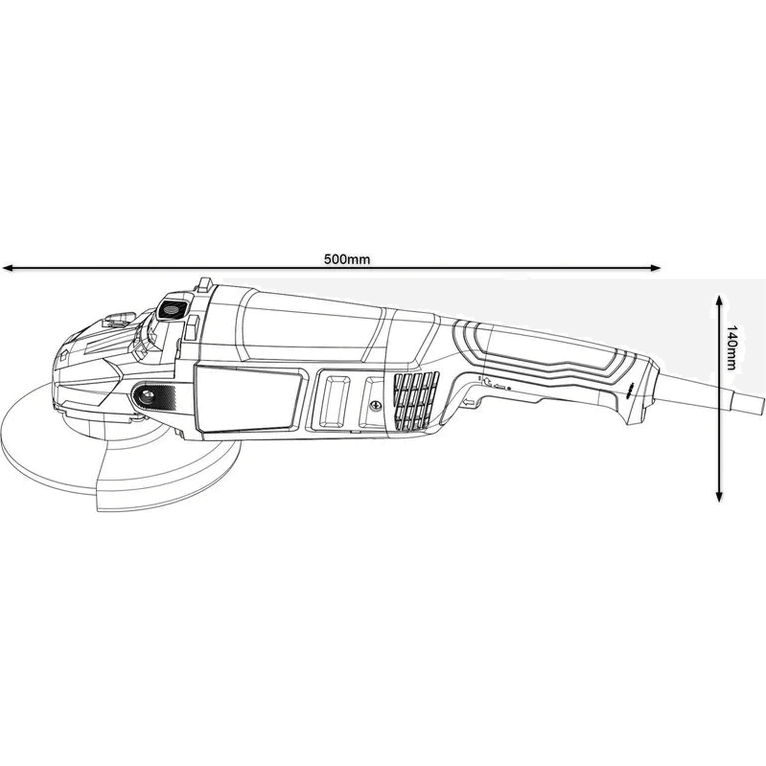 Bosch GWS 2200-180 Large Angle Grinder 7" (180mm) 2200W | Bosch by KHM Megatools Corp.